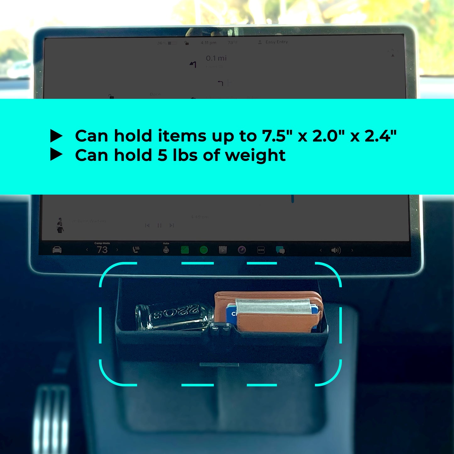 Sunglass Holder for Tesla Model 3 & Y
