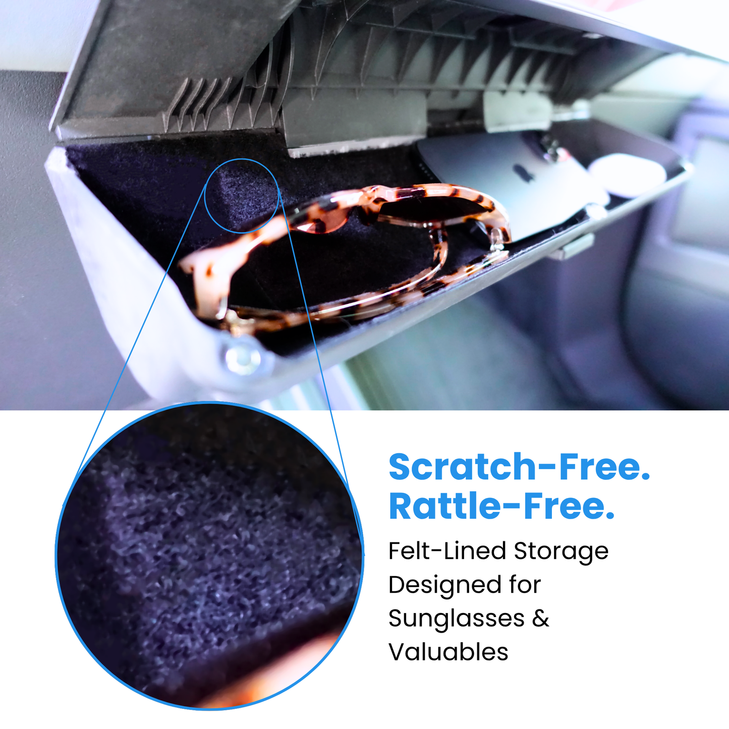 Soporte para gafas de sol y consola central para Cyber ​​Truck