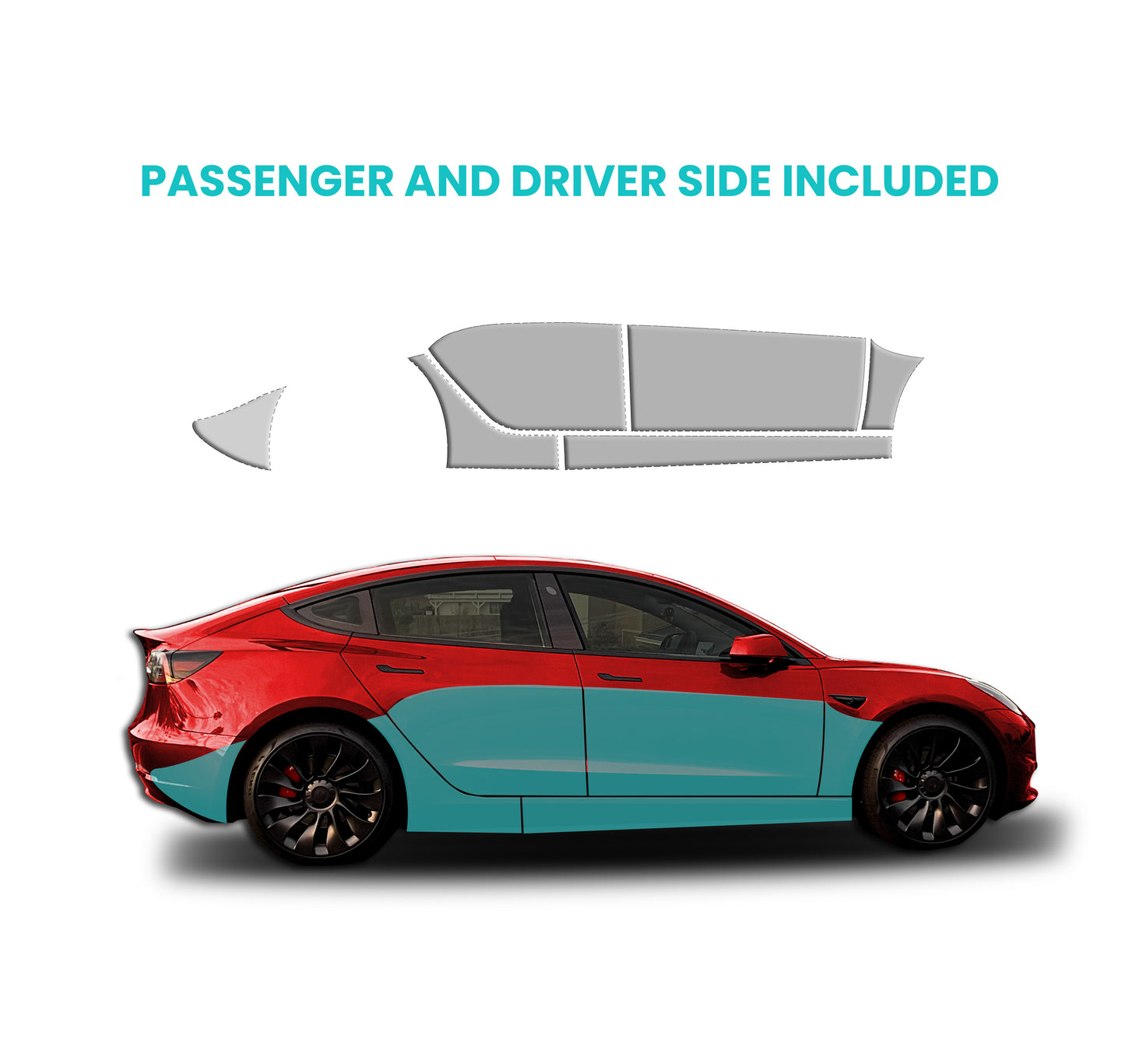 Model 3 Complete Door PPF Kit