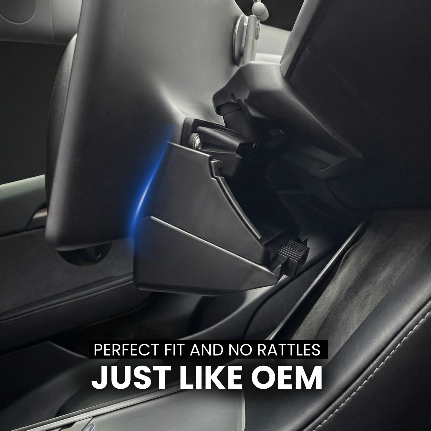 Tesla Model Y and 3 Swivel Screen Adapter for Sunglass holder