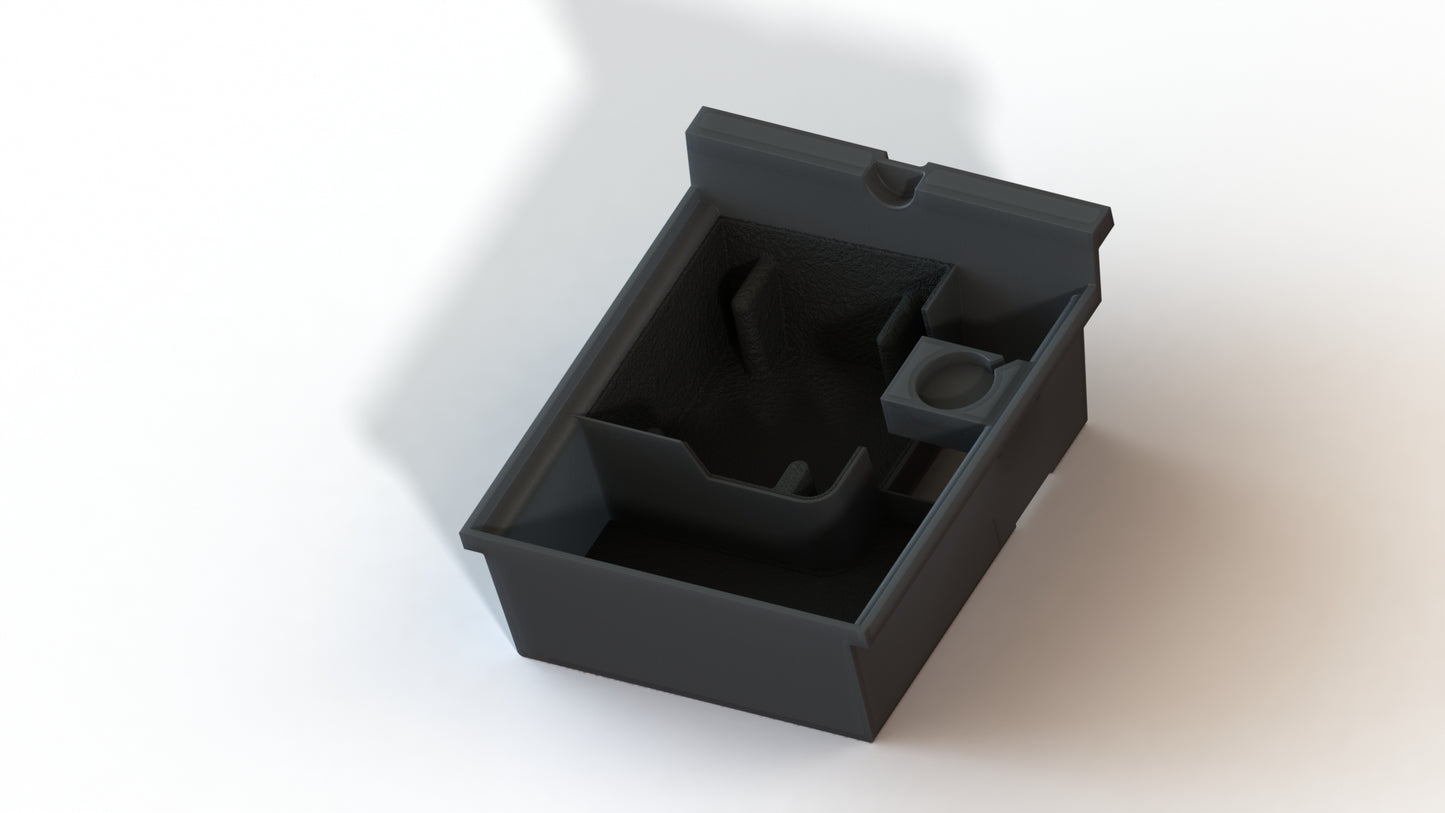 Center Console Organizer - Apple Watch Charger & Large Cup Holder