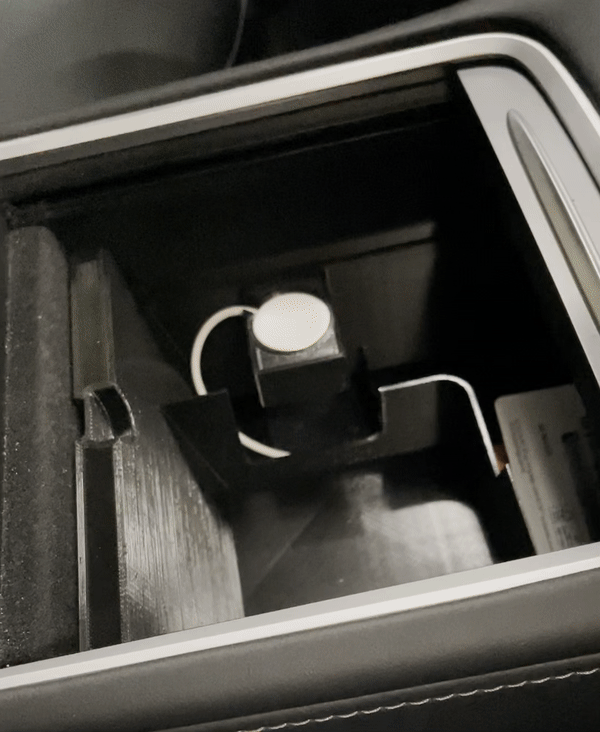 Center Console Organizer - Apple Watch Charger & Large Cup Holder